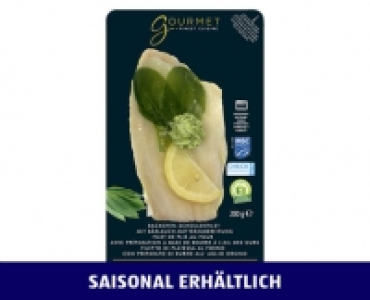 Aldi Suisse  GOURMET MSC SCHOLLE FILET MIT HAUT