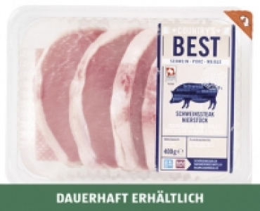 Aldi Suisse  COUNTRYS BEST SCHWEINSSTEAK VOM NIERSTÜCK