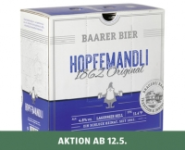 Aldi Suisse  BAARER BIER HOPFEMANDLI 1862 ORIGINAL