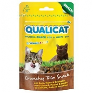 Qualipet  QUALICAT Crunchy Trio Snack 50g