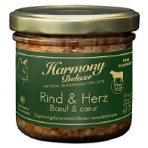 Qualipet  Harmony Cat Deluxe Nassfutter Rind mit Herz