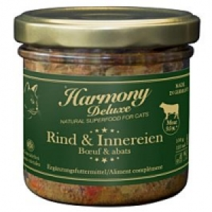 Qualipet  Harmony Cat Deluxe Nassfutter Rind & Innereien