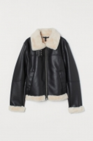 HM  Jacke mit Faux-fur-Futter