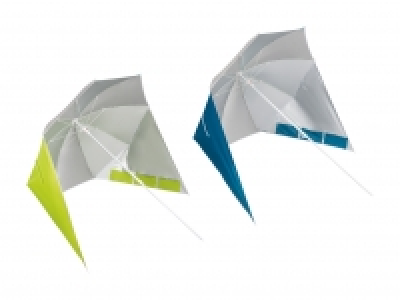 Sonnenschirm mit Windschutz