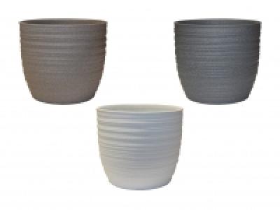 Keramikübertöpfe «Stone-Look» CHF 2.49