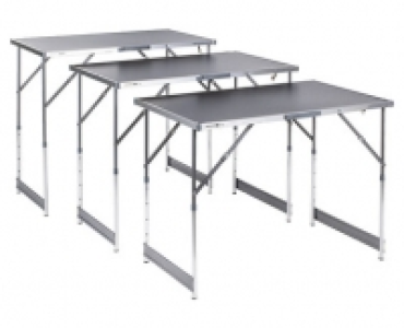 WORKZONE® MULTIFUNKTIONSTISCH- SET, 3-TEILIG