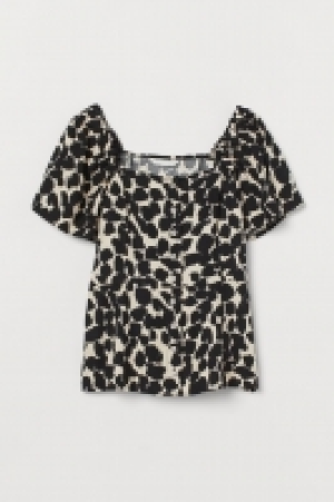Bluse mit Puffärmeln