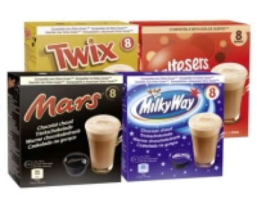 MARS/TWIX/MILKY WAY/MALTESERS-KAPSELN
