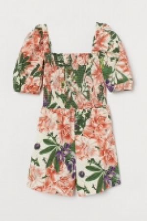 Jumpsuit mit Puffärmeln