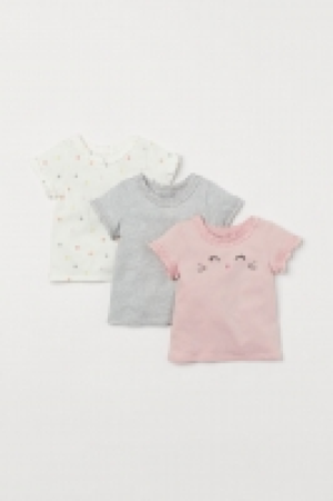HM  3er-Pack Baumwollshirts