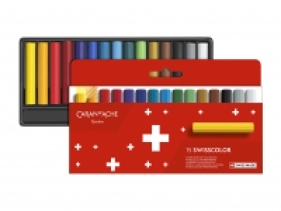 Lidl  Swisscolor wasserfeste Wachspastelle, 15er