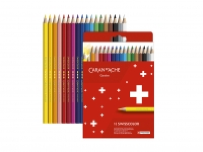 Lidl  Swisscolor wasserfeste Farbstifte, 18er