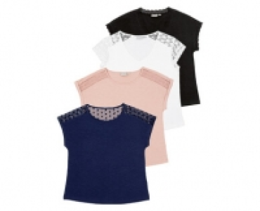 DAMEN-SHIRT MIT SPITZE