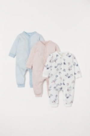 3er-Pack Baumwollpyjamas