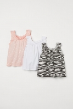 HM  3er-Pack Baumwoll-Tops