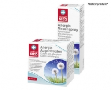 Aldi Suisse  ACTIVE MED ALLERGIE AUGENTROPFEN/ NASENSPRAY