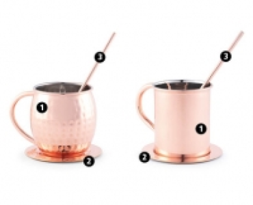 Aldi Suisse  CROFTON® MOSCOW MULEBECHER- SET, 6-TEILIG