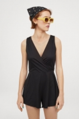 HM  Playsuit mit V-Ausschnitt