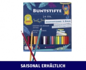 FARBSTIFTE, 24-TEILIG