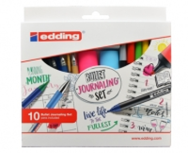 Aldi Suisse  EDDING® BULLET JOURNALING SET, 10-TEILIG