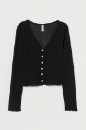 HM  Cardigan mit Waffelmuster