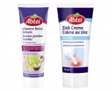 Aldi Suisse  ABTEI PFLEGEBALSAM/-CRÉME