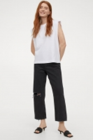 Straight High Ankle Jeans