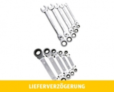 WORKZONE® GABEL-RINGSCHLÜSSELSATZ MIT RATSCHE/ RATSCHENRINGSCHLÜSSEL