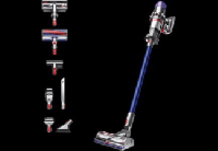 MediaMarkt Dyson DYSON V11 Absolute Extra (NEW) - Kabelloser Staubsauger (Nickel/Blau)