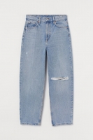HM  Relaxed Tapered High Jeans