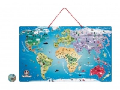 Magnetische Welt-/Europakarte (nur in der Deutschschweiz)