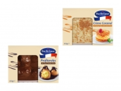 Profiteroles/Crème Caramel CHF 3.49