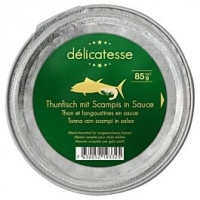Qualipet  Harmony Cat Deluxe Délicatesse Thunfisch & Scampis in Sauce 6x85g