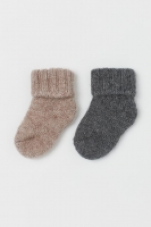 2er-Pack Dicke Socken aus Wollmix