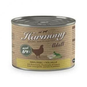 Qualipet  Harmony Dog Natural Nassfutter Geflügel mit Zucchini, Pastinake & Lauc