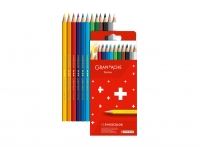 Lidl  Swisscolor wasserfeste Farbstifte, 12er (nur in der Westschweiz)
