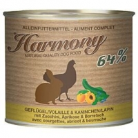 Qualipet  Harmony Dog Natural Geflügel & Kaninchen mit Zucchini, Aprikose & Borr