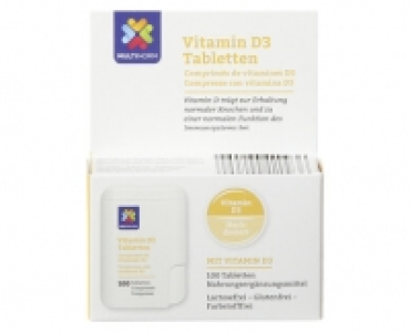 Aldi Suisse  MULTINORM VITAMIN D3-TABLETTEN