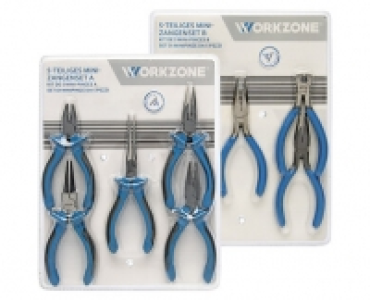 Aldi Suisse  WORKZONE® MINI-ZANGEN-SET, 5-TEILIG