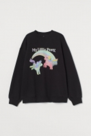 Oversized Sweatshirt mit Druck CHF 15.95