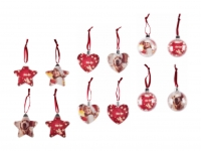 Foto-Weihnachtsanhänger, 4er CHF 4.99