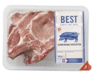 Aldi Suisse  COUNTRYS BEST SCHWEINSHALSKOTELETTS