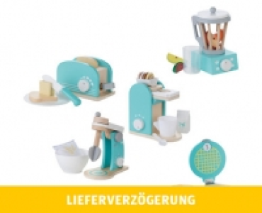 TOYLINO KINDER-KÜCHENZUBEHÖR- SET AUS HOLZ