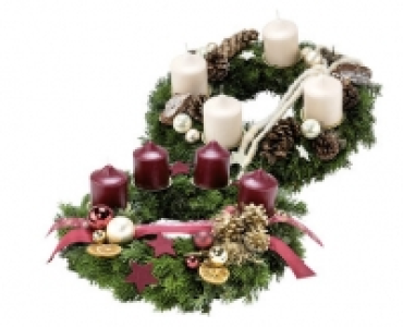 EXKLUSIVER FLORISTENADVENTSKRANZ