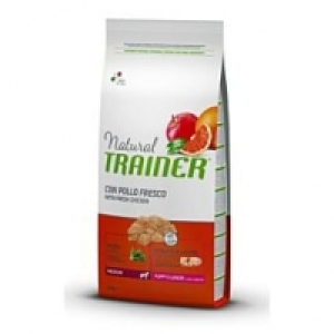 Qualipet  Trainer Hundefutter Natural Medium Puppy & Junior Huhn & Reis