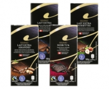 GOURMET FAIRTRADE MAX HAVELAAR SCHWEIZER SCHOKOLADE CHF 1.29