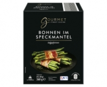 Aldi Suisse  GOURMET BOHNEN IM SPECKMANTEL