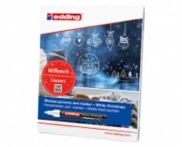EDDING® WEIHNACHTLICHES FENSTERMALSET