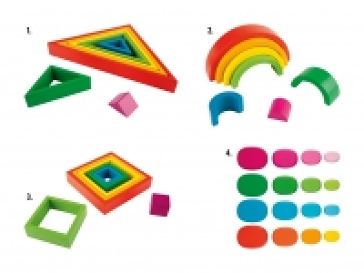 Regenbogen-Legeformen