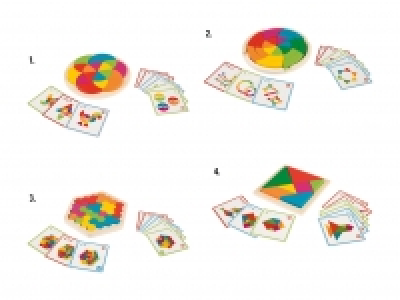 Regenbogen-Legespiele